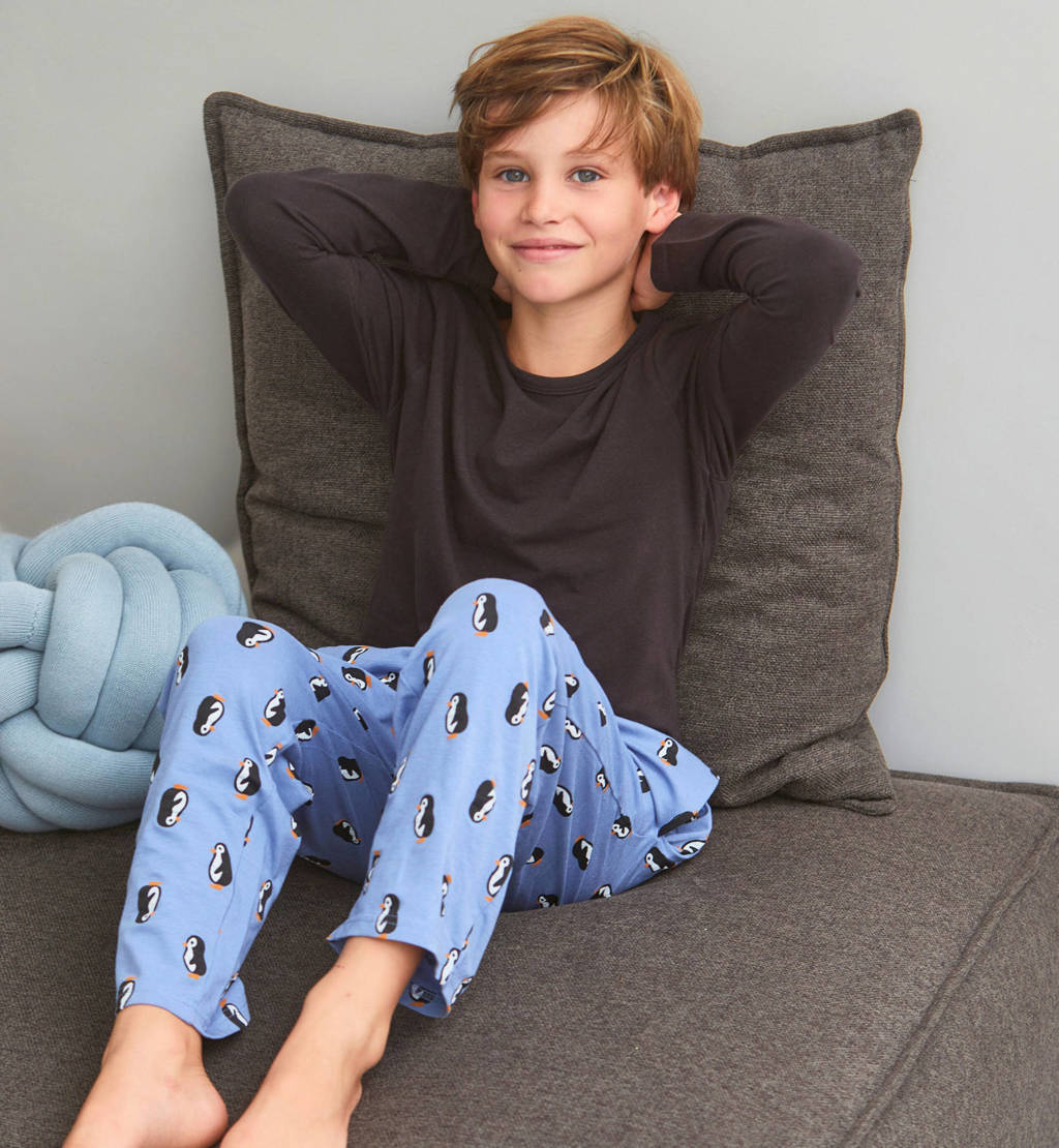 Little Label pyjama met all over print op de broek