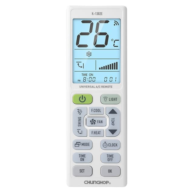 Fjernbetjening CHUNGHOP K-1302E Universal Reserveklimaanlæg AC