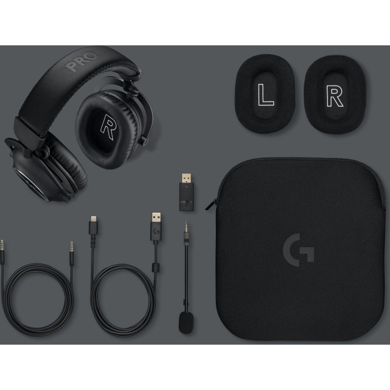 Logitech G PRO X Wireless 2 Headset + Stand Casque Avec fil &sans fil Arceau Gaming Bluetooth Noir