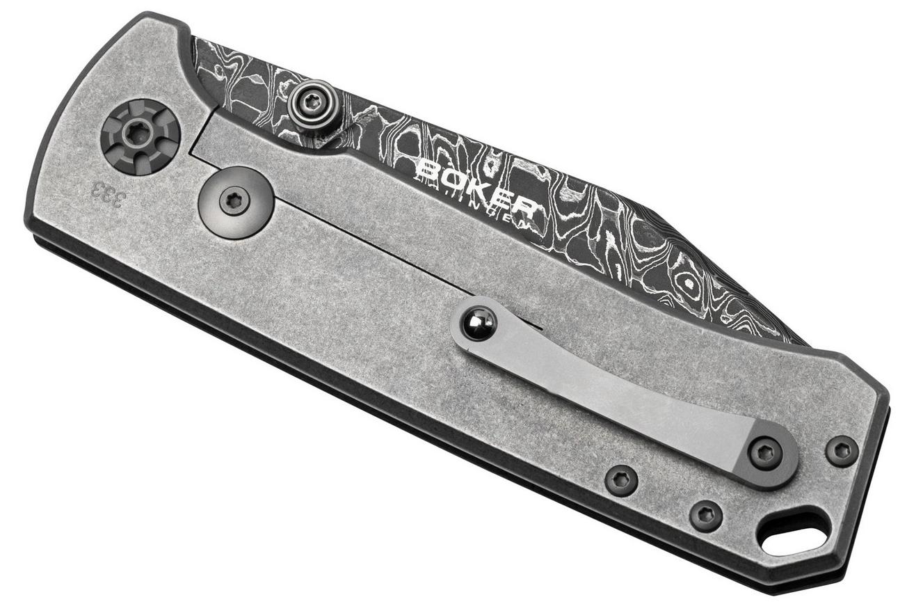Böker Tiger-Damascus 111103DAM, damast staal, zakmes