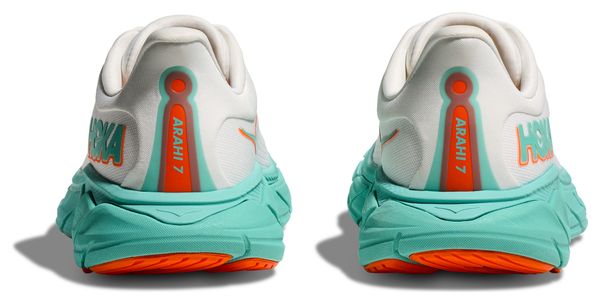 Chaussures Running Hoka Arahi 7 Blanc / Bleu Homme