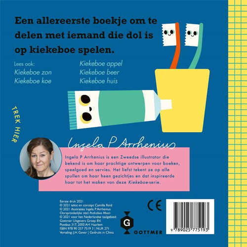Uitgeverij gottmer schuifboekje kiekeboe maan