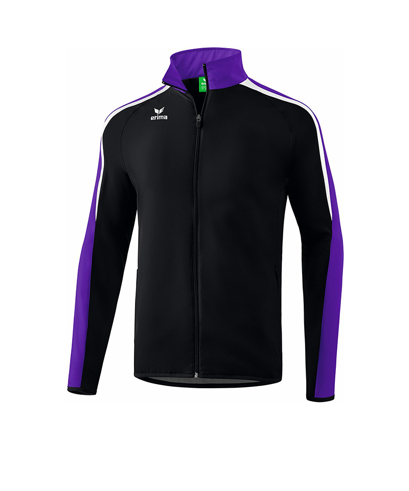 Erima Liga 2.0 Präsentationsjacke Schwarz Lila