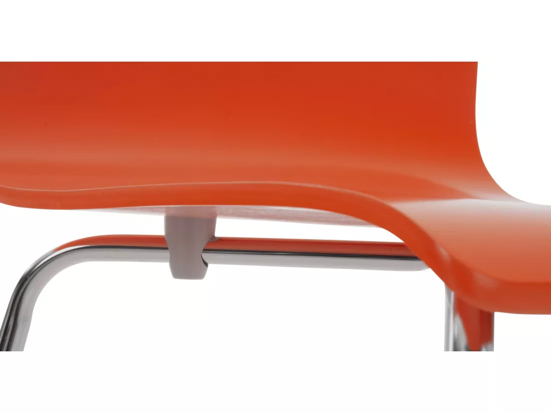 Chaise de conférence - Bois - Orange - Pepe