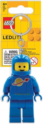 LEGO® Ikonisk Romfarer Nøkkelring med LED-lys, Blå