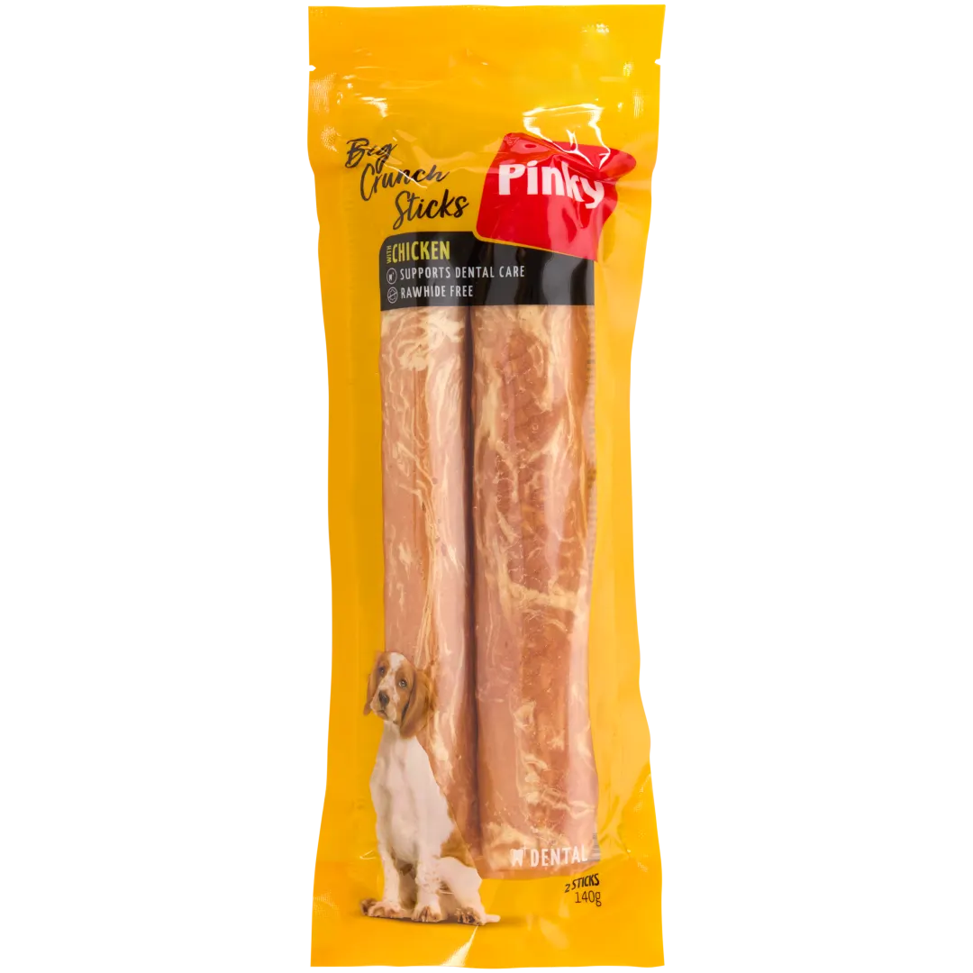 Pinky big crunch sticks 2 stuks | diverse varianten
