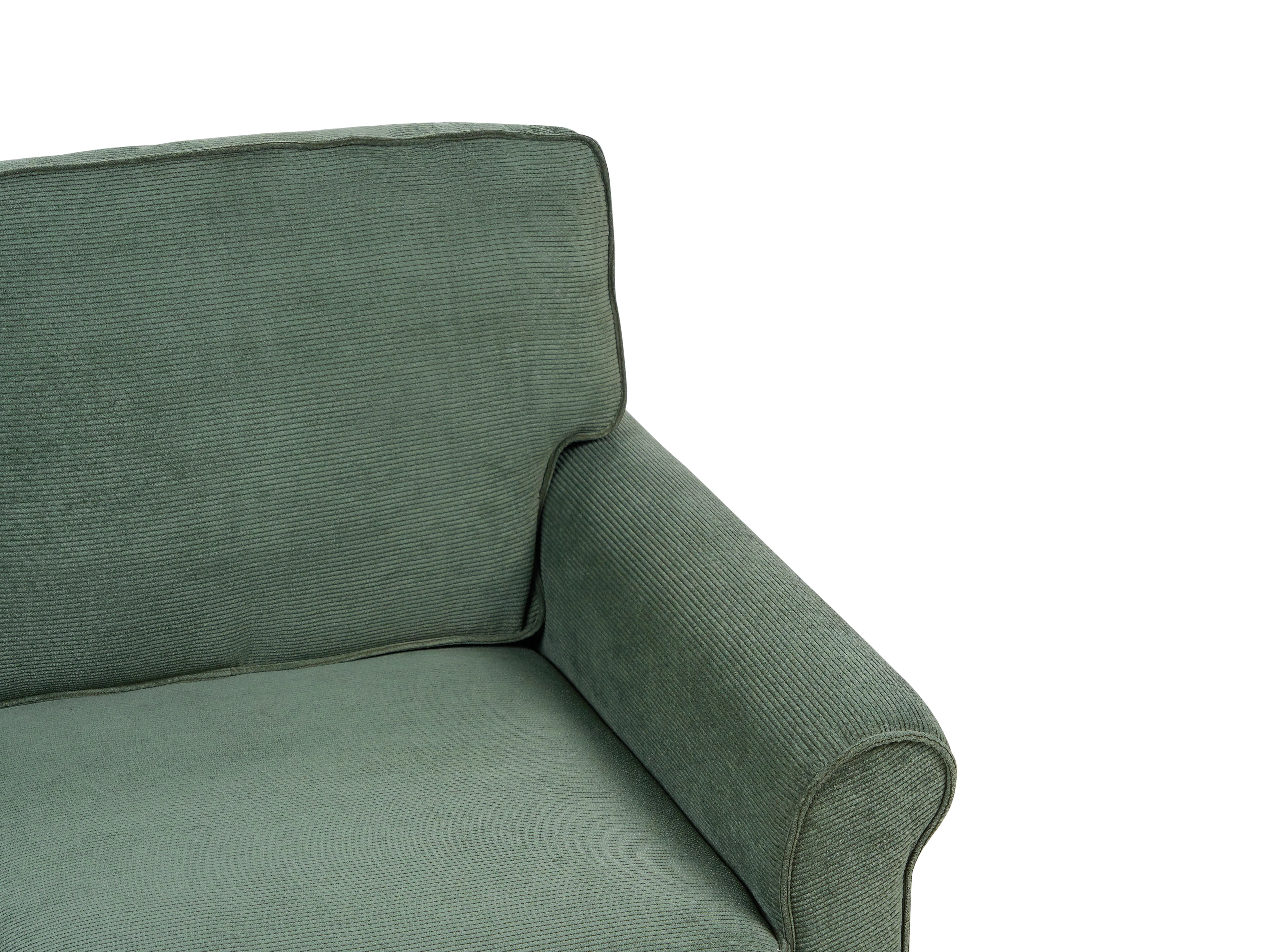 Bank 3-zits RONNEBY Corduroy Donkergroen