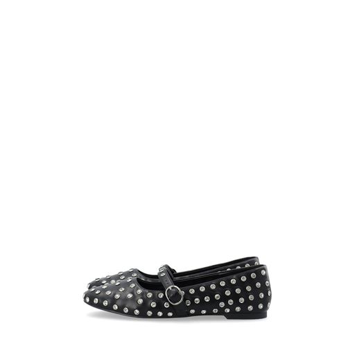 Bianco Fall Simili Mary Jane Ballerinasko, Black, 40