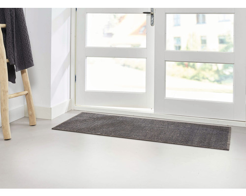 Universele fluwelen loper, truffelkleur, 67x150 cm