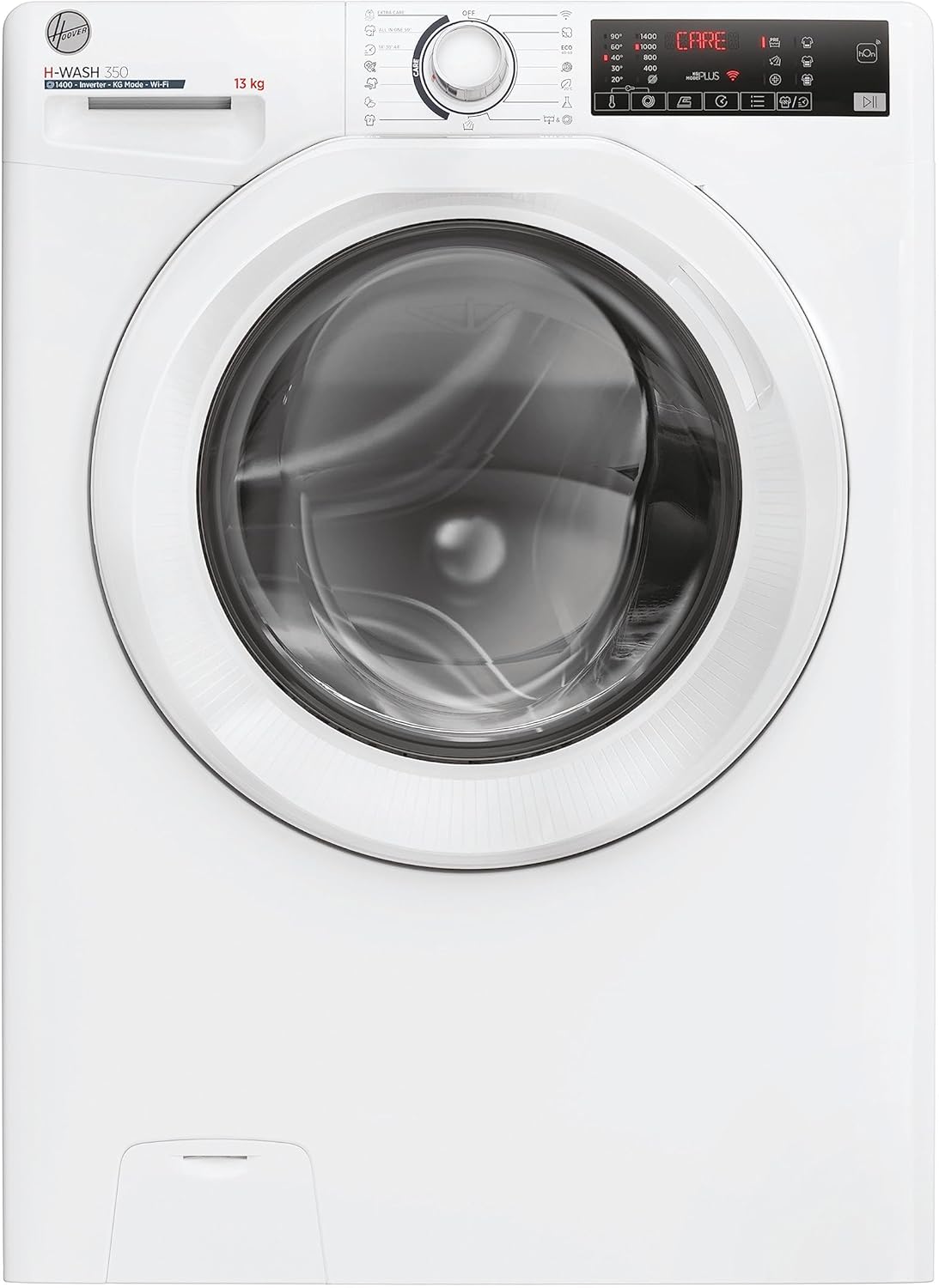 Hoover H-WASH 300 H3WP 4134TAM/1-S Waschmaschine/Energieeffizienzklasse A/Füllmenge 13 kg/Smarte Bedienung mit NFC-Technologie/BPM Inverter-Motor/Symbolblende