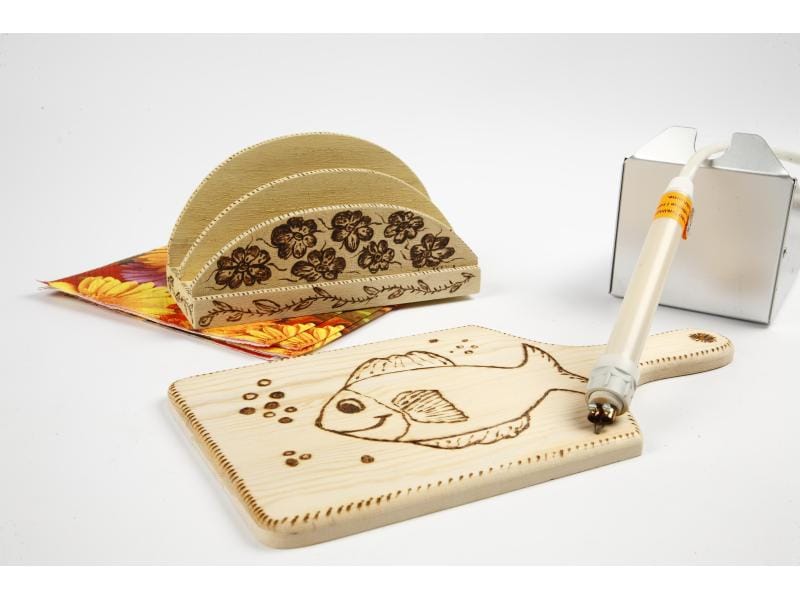 Creativ Company Holzartikel Schneidebrett Holz Schneide-Unterlage zum Gestalten