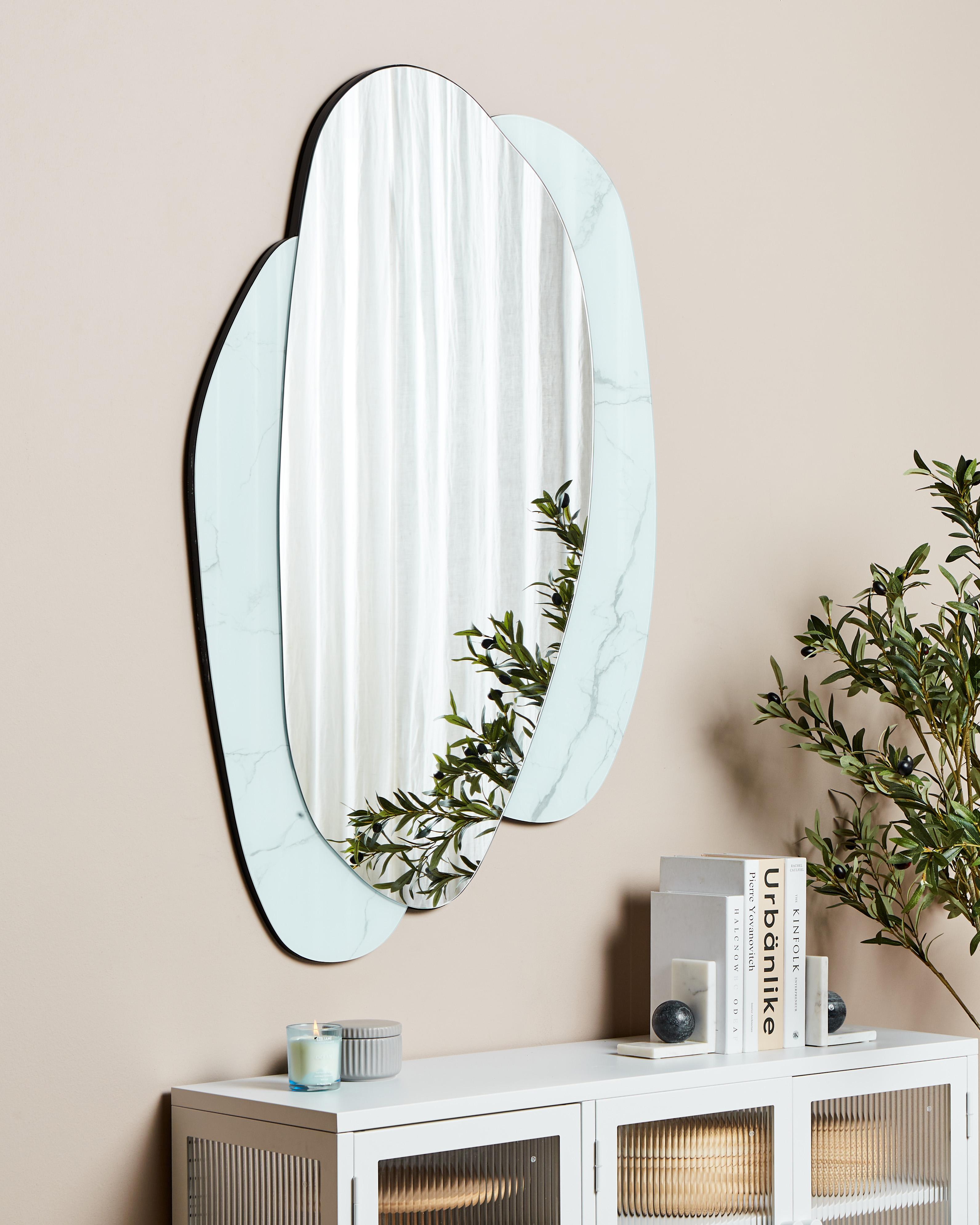 Wandspiegel PANNES 80 cm 117 cm Lichtblauw