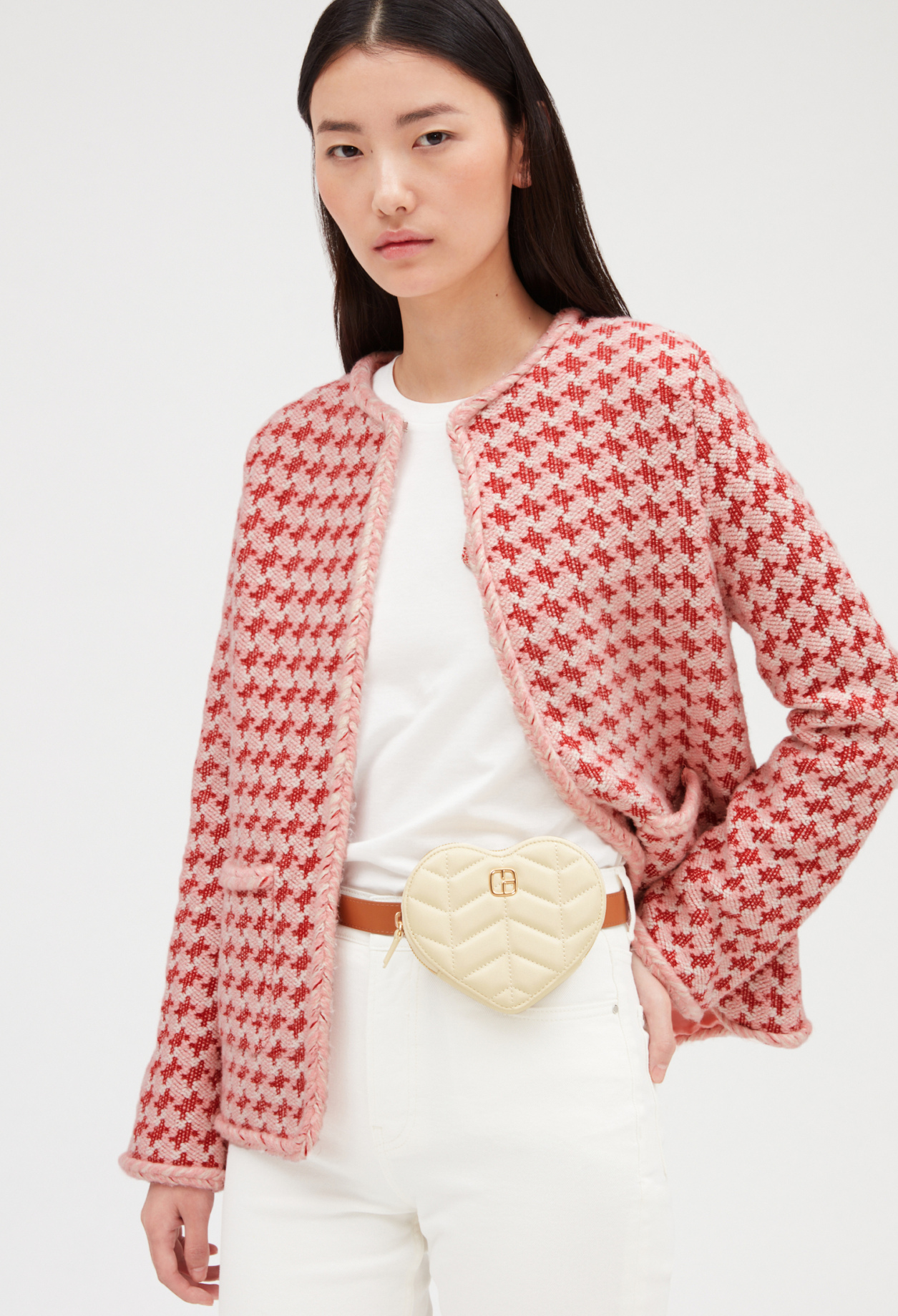 Petit sac coeur cuir