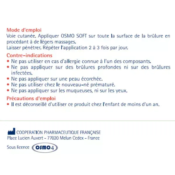Gel Osmo Soft para Queimaduras e Queimaduras Solares Alivia e Reidrata 150g