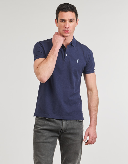 Polo Ralph Lauren - POLO AJUSTE SLIM FIT EN COTON STRETCH MESH Azul / Spring / Navy / Heather