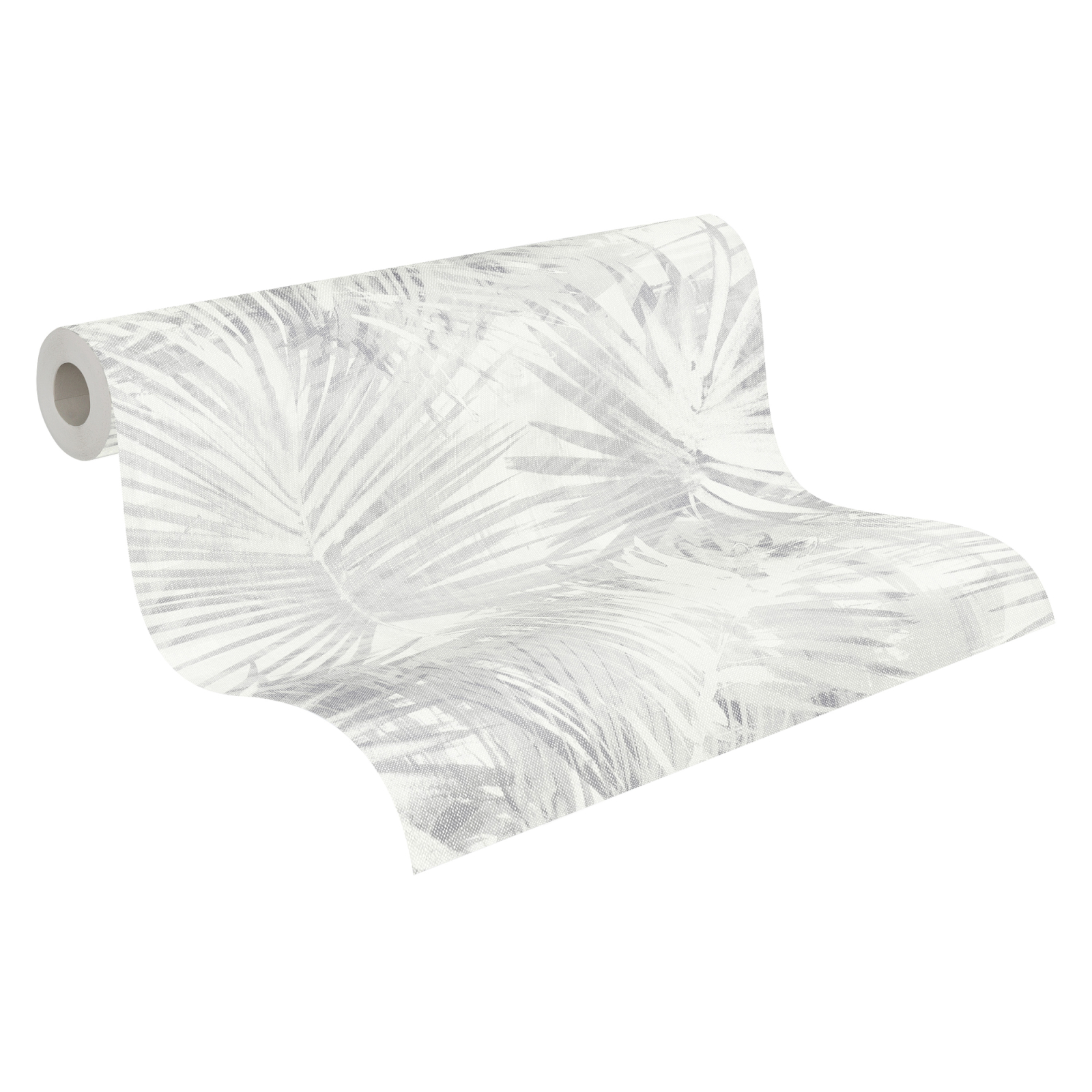 A.S. Creation Vliestapete - grau-beige - Palmen - 10 Meter