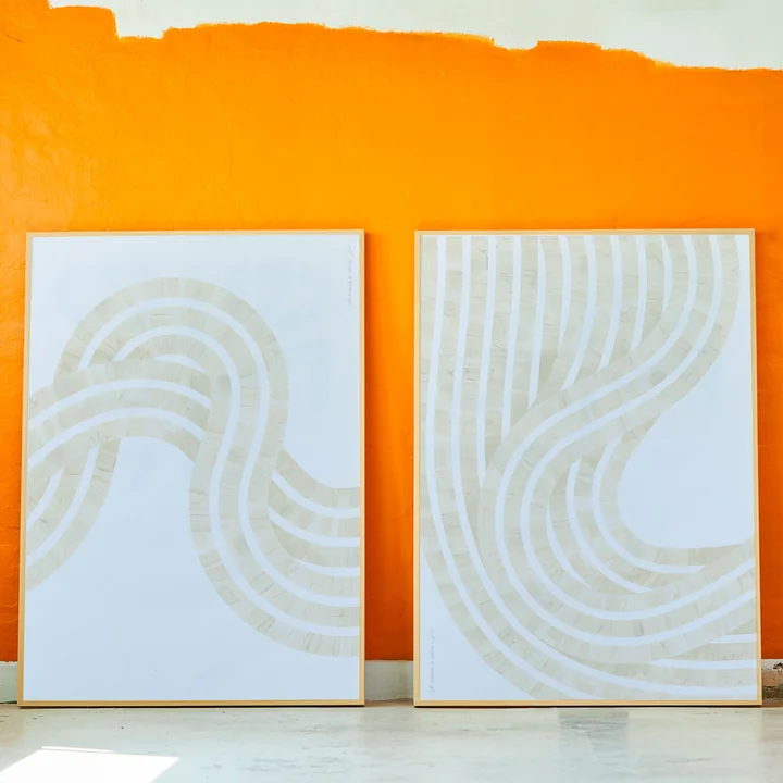 Paper Collective - Entropy Sand 01 Poster, 50 x 70 cm