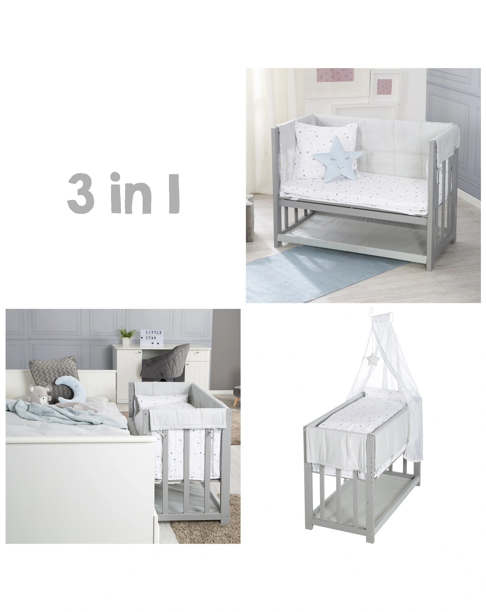 Stubenbett STERNENZAUBER 3in1