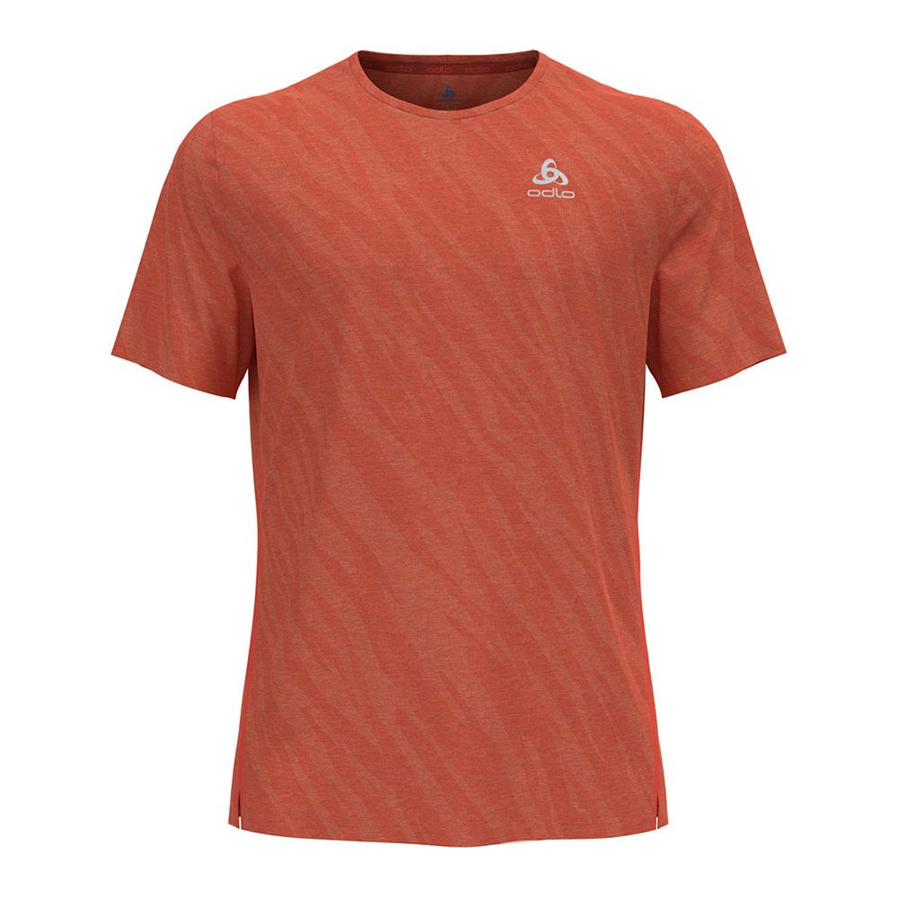 Odlo ZEROWEIGHT ENGINEERED CHILL-TEC - Maillot Homme firelight melange