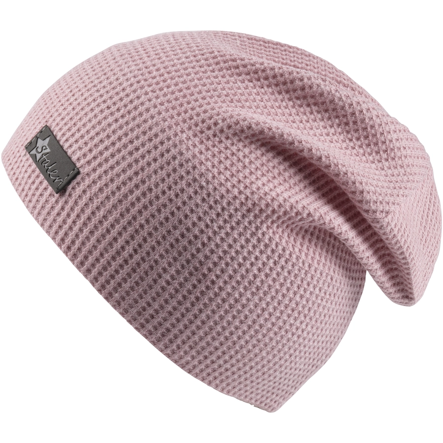 Sterntaler Slouch-Beanie Pique mattrosa