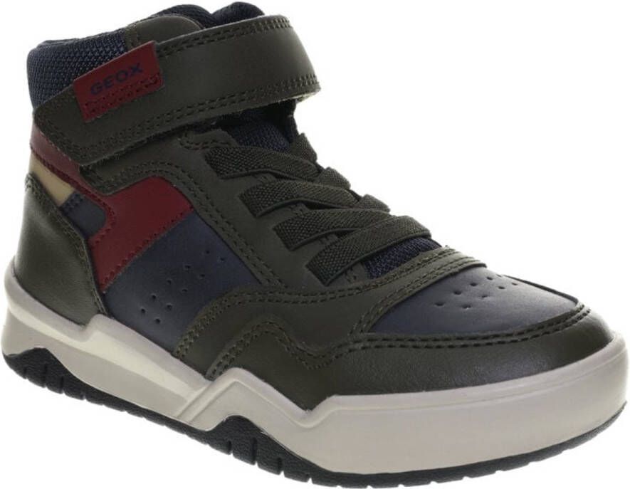GEOX PERTH Sneakers MILITAIR GROEN MARINEBLAUW
