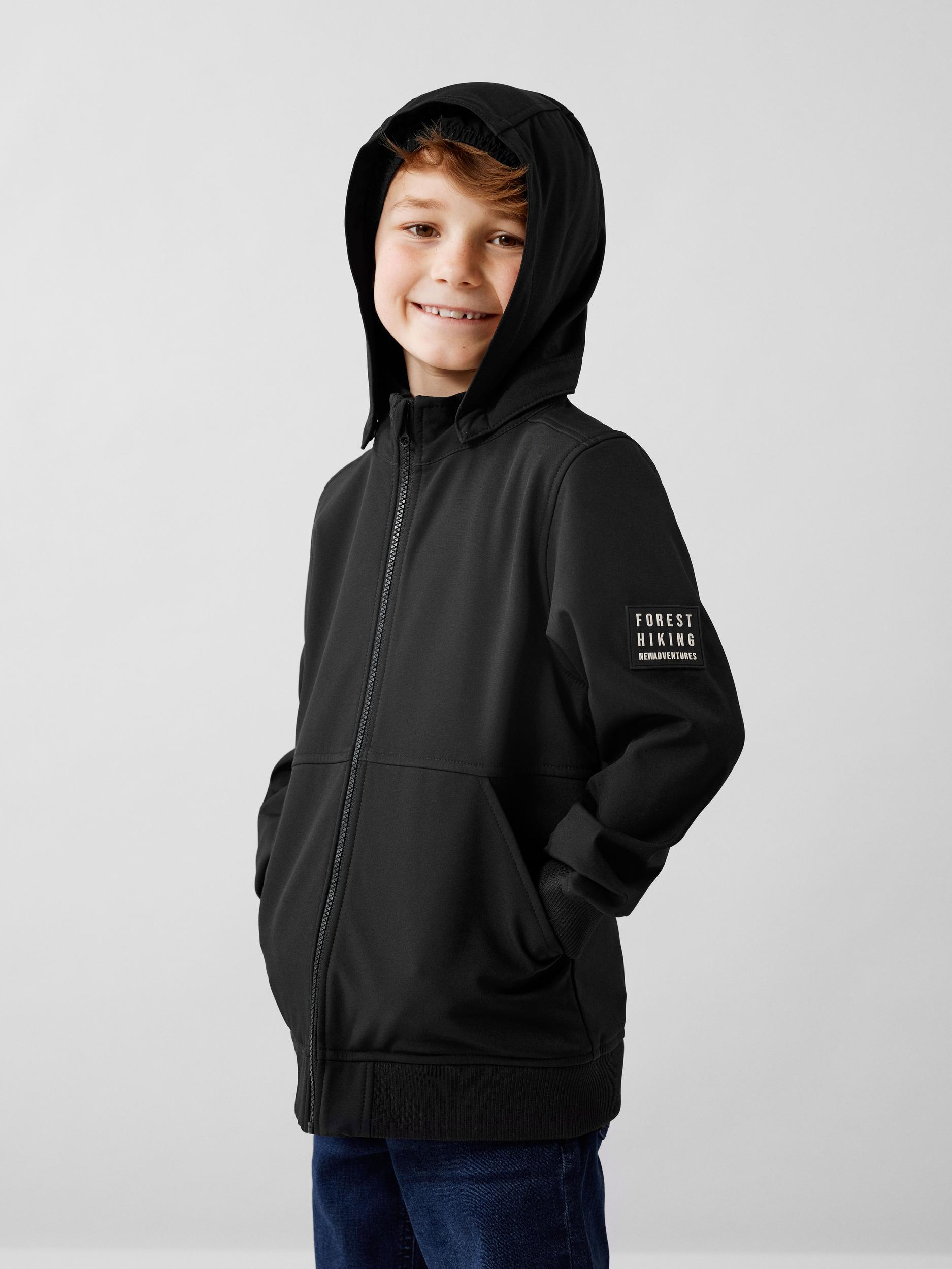 Übergangsjacke NKMALFA BADGE in black