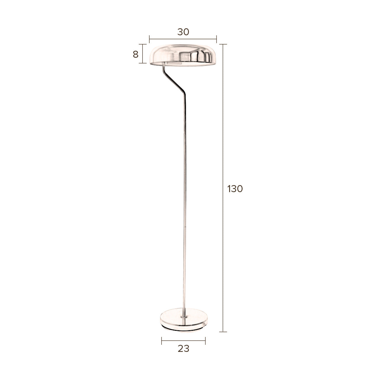 Dutchbone Eclipse Vloerlamp