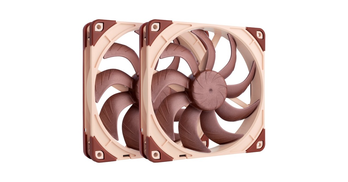 NoctuaNF-A14x25 G2 PWM Sx2-PP case fans  (2 stuks, 140 x 140 x 25 mm)