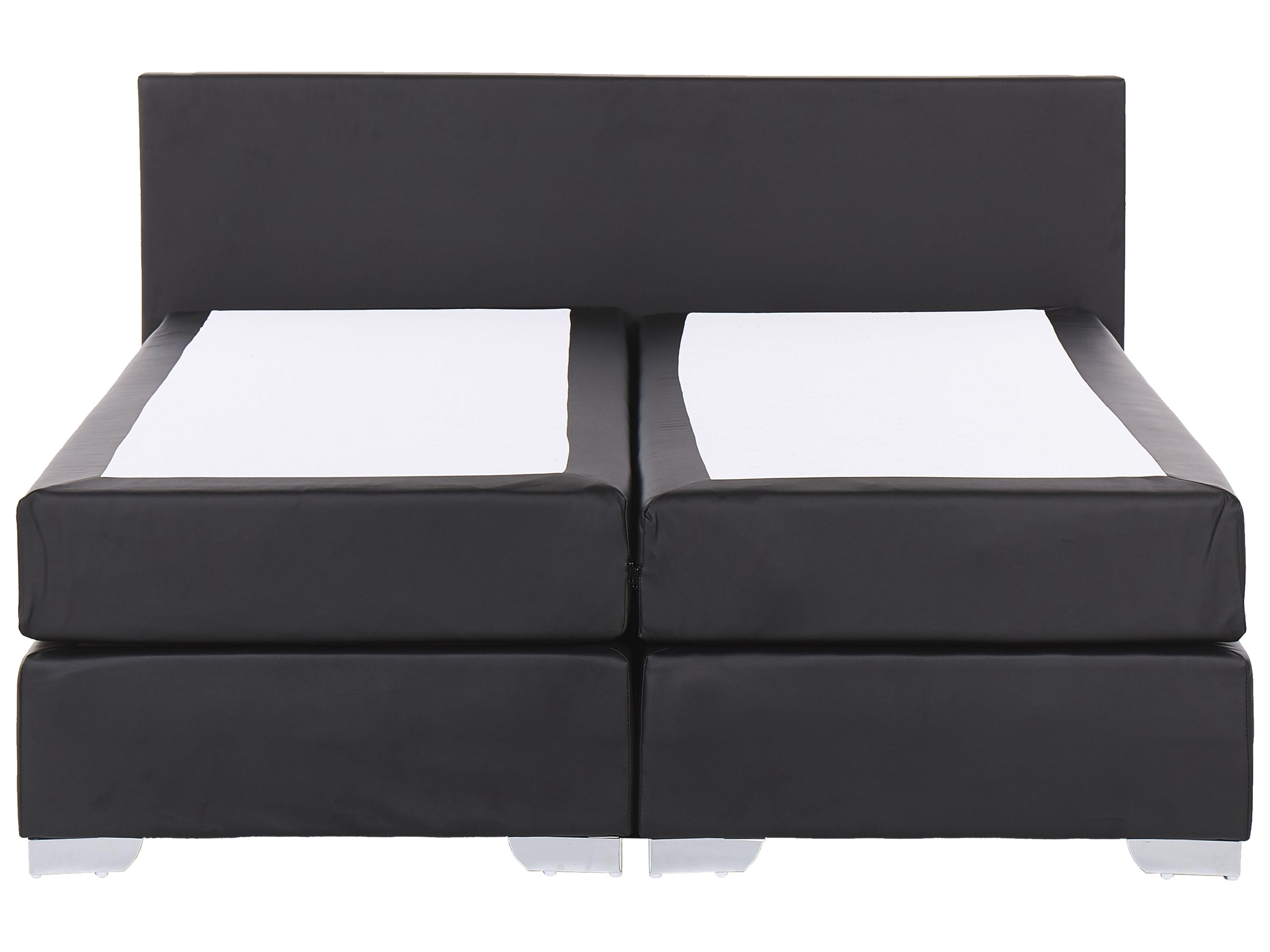 Boxspring Stof PRESIDENT 180 x 200 cm Zwart