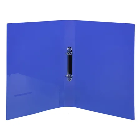 Idena Ringbuch, DIN A4, 3,5 cm Rücken, transluzent, blau