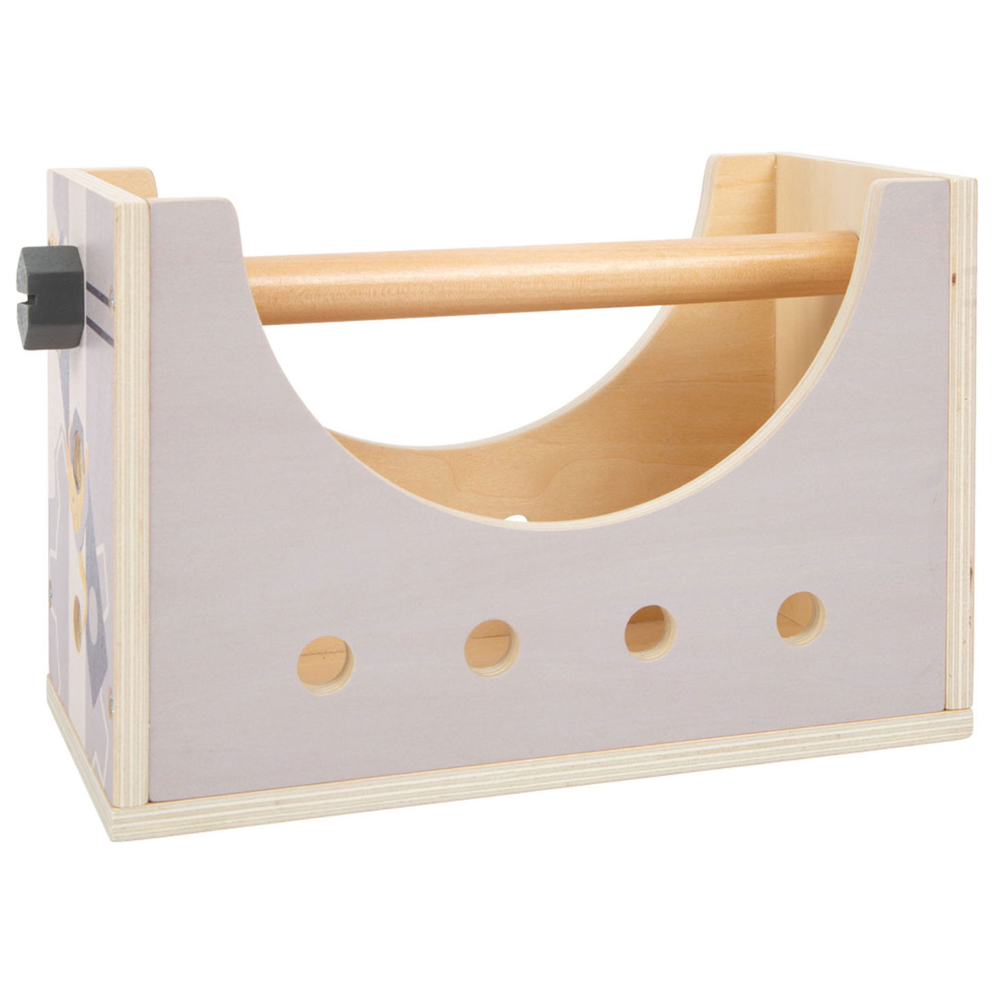 Small Foot-Houten Gereedschapskist 2in1, 28dlg.