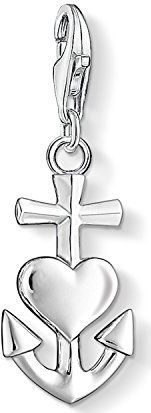 Thomas Sabo - Charm Club - Bedelhanger - 925 Sterling Zilver - Kruis Hart Anker Geloof Liefde Hoop