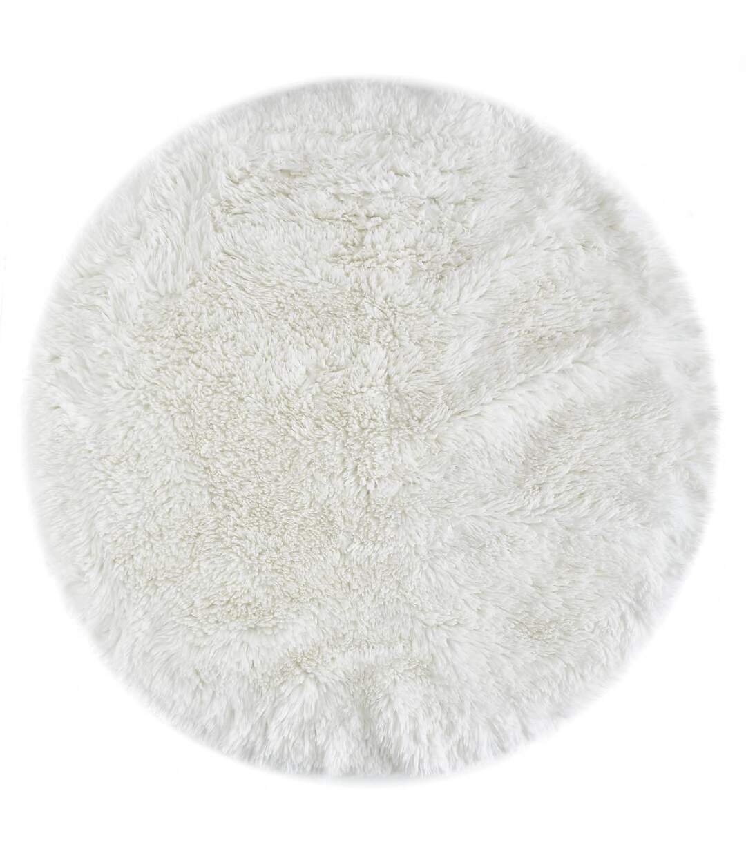 Tapis shaggy ROULDA en polyester doux et soyeux