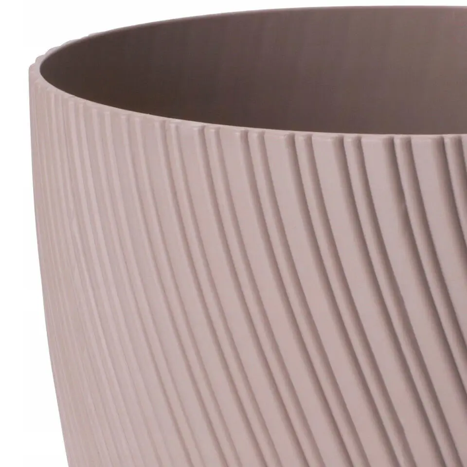 Form Plastic Plantenpot - kunststof - beige - D13 x H12 cm