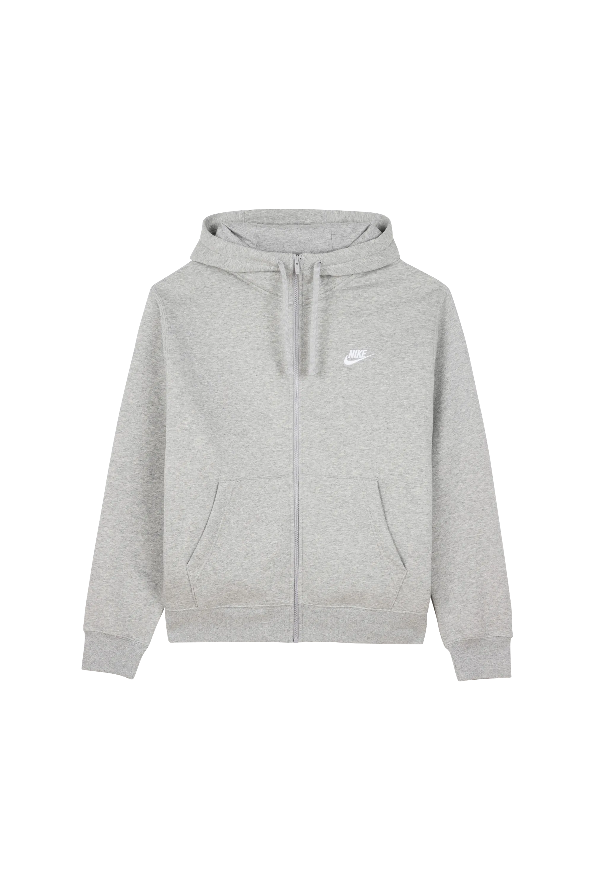 NIKE sweat zippé CLUB FLEECE HD Gris