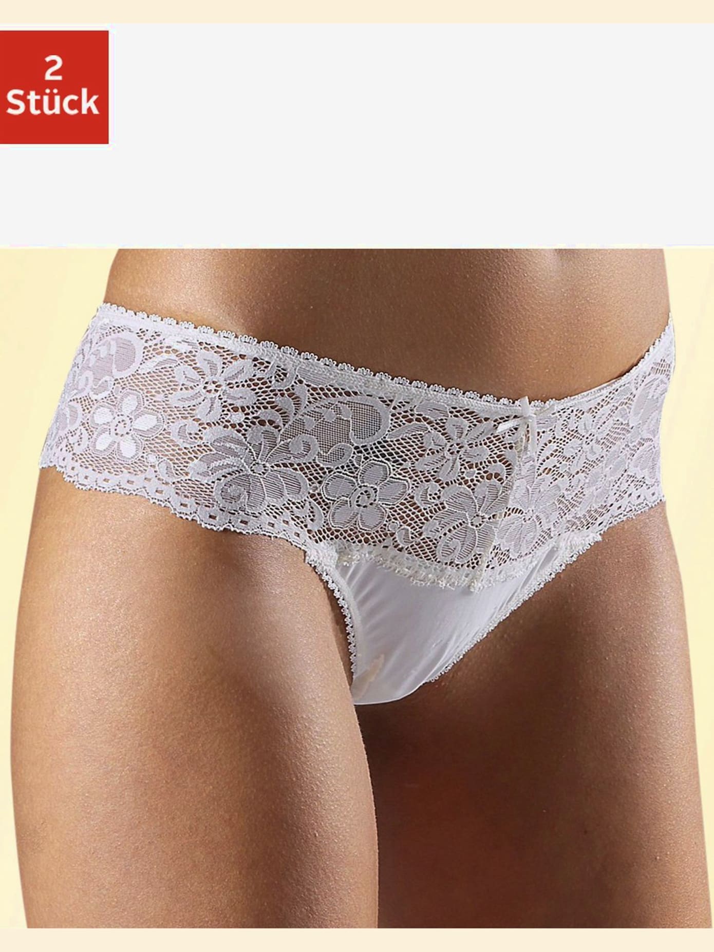 Beau string avec large ceinture de dentelle nuance