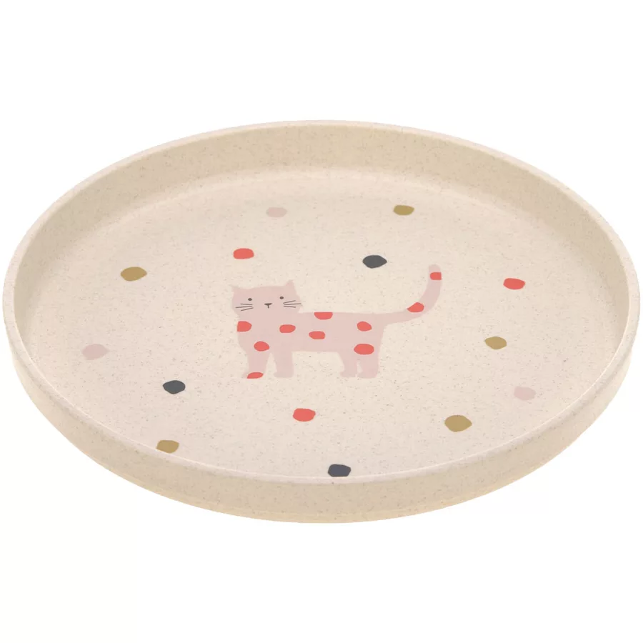 Lässig Kindergeschirrset mit 2 Lätzchen Little Mateys 6er Set orange