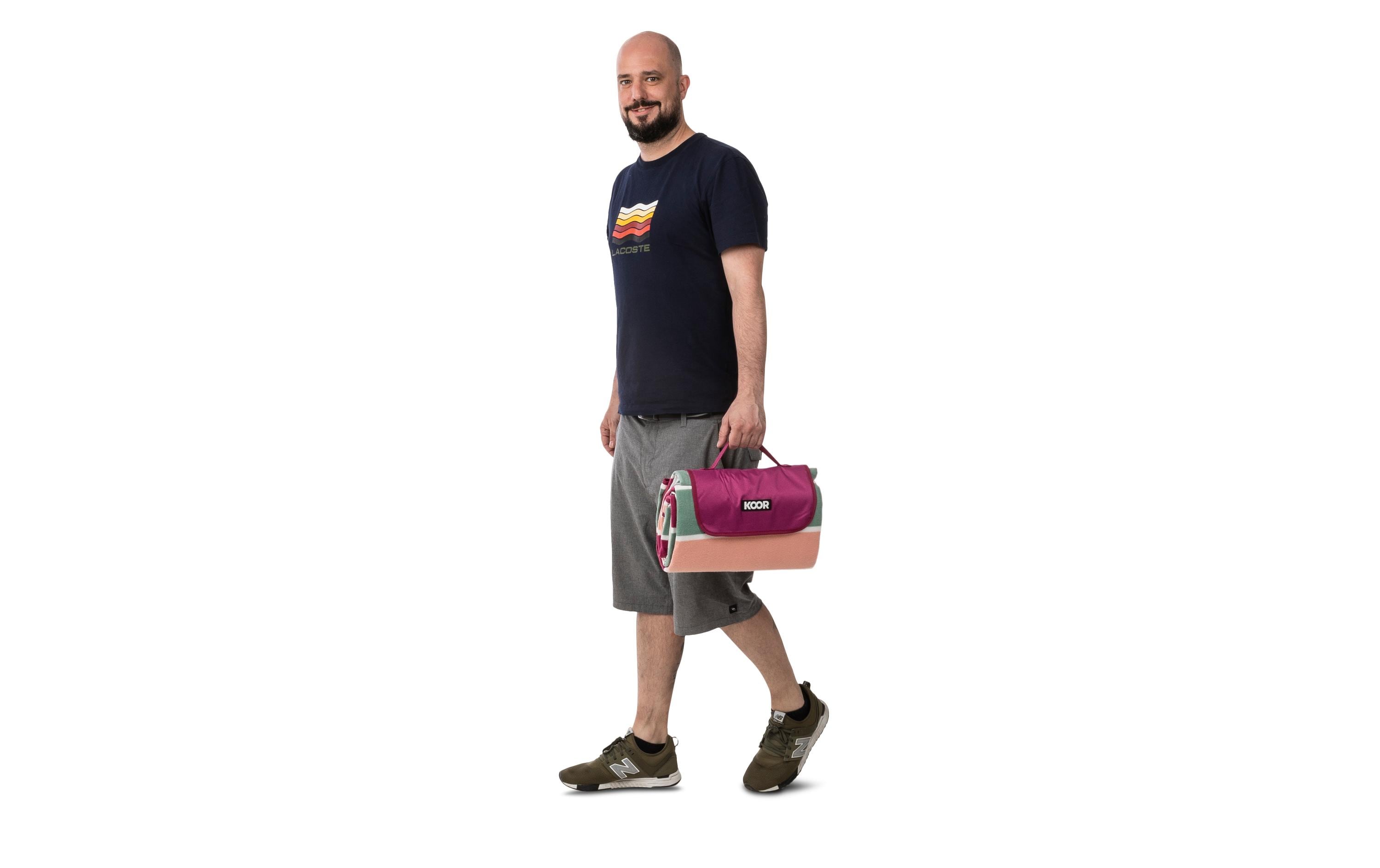 Picknickdecke Lido-Magenta 135 x 160 cmModische Picknick-Decke in sommerlichen Trendfarben