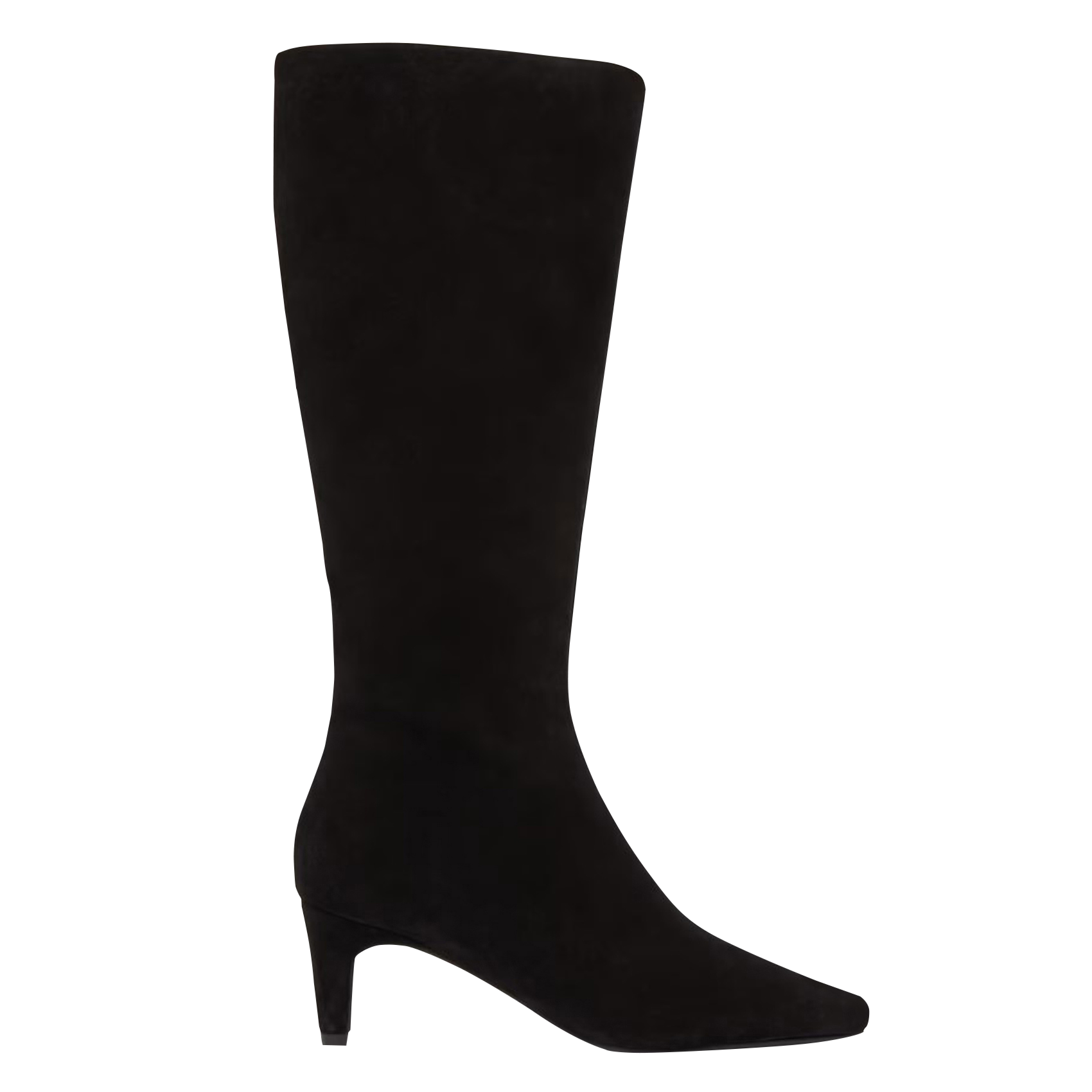 DANOU - Bottes à talons en cuir| Noir