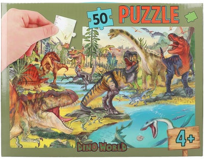 Dino World Puslespill 50 Brikker