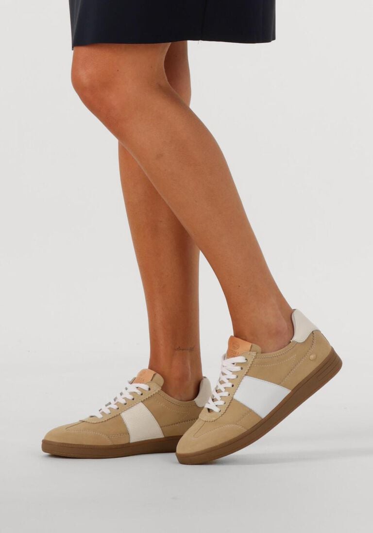 beige fred de la bretoniere lage sneakers zazza ella