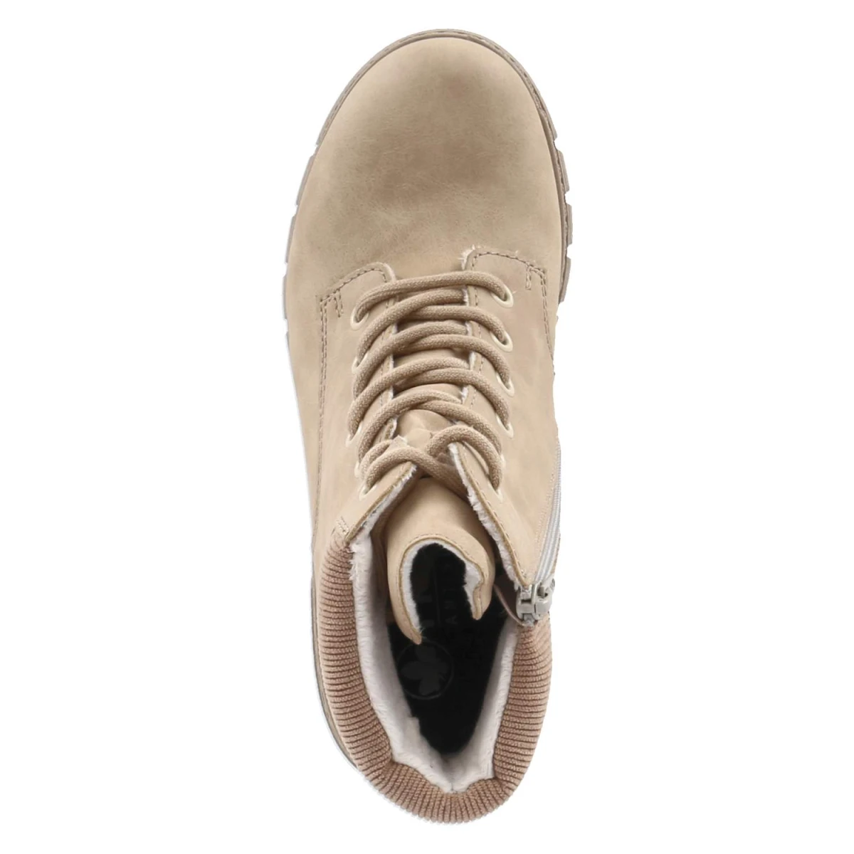 RiekerSchnürstiefeletten - BEIGE