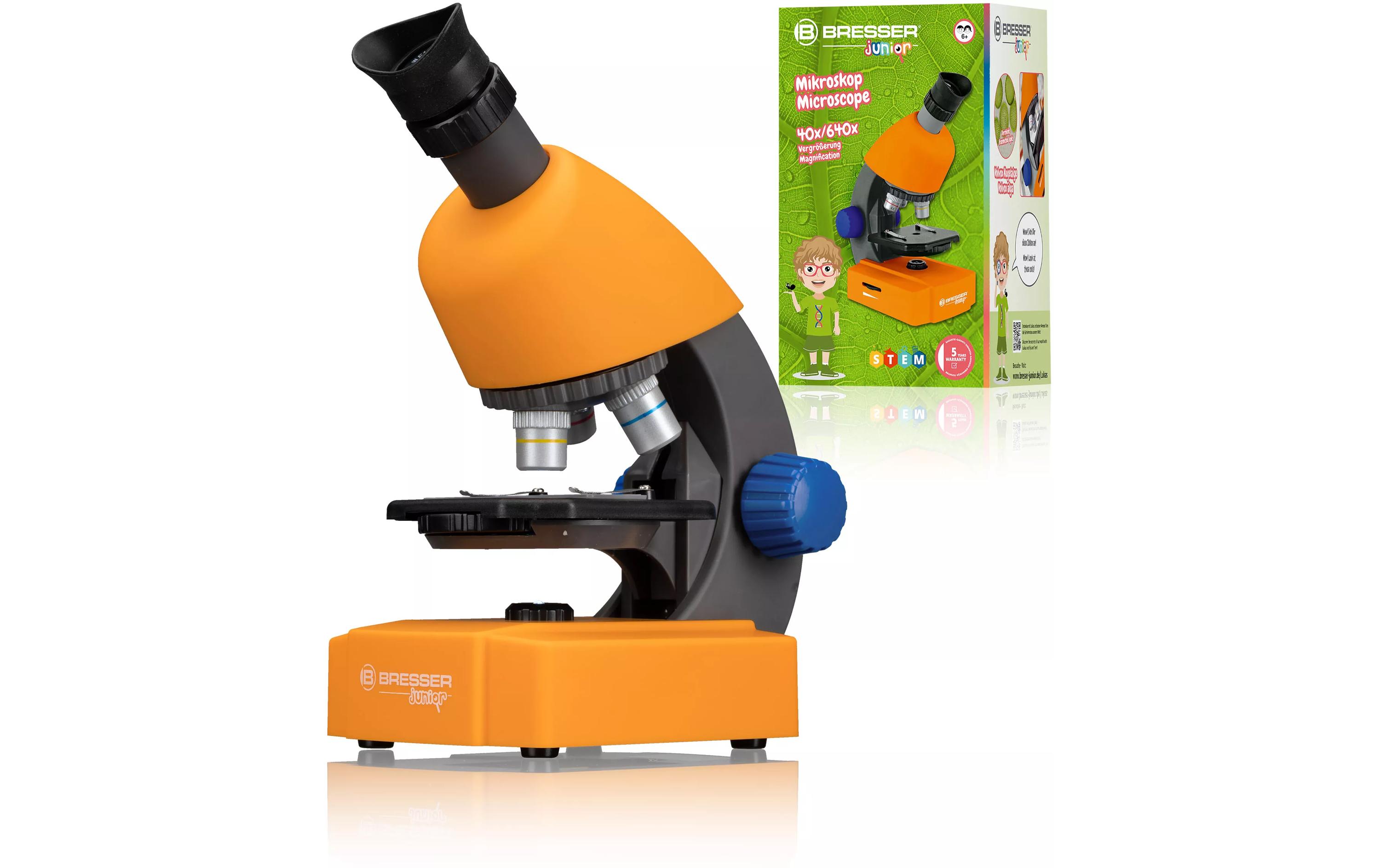 MikroskopKindermikroskop mit Zoomokular 40 x - 640 x