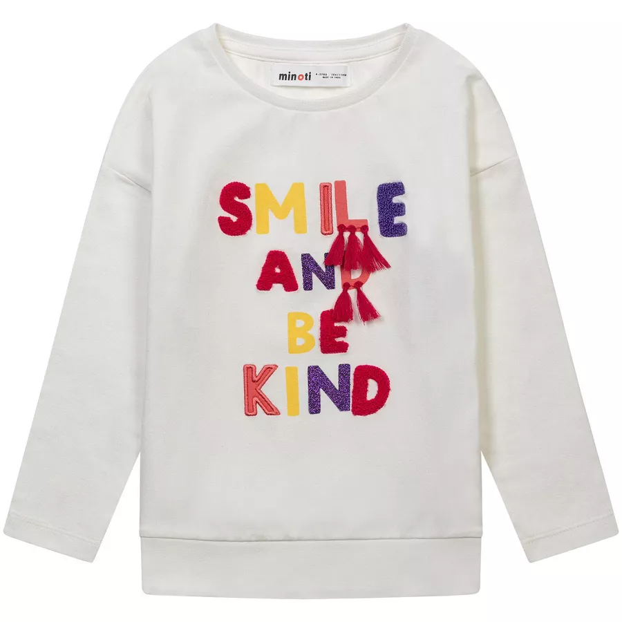 MINOTI Longsleeve Cremeweiß