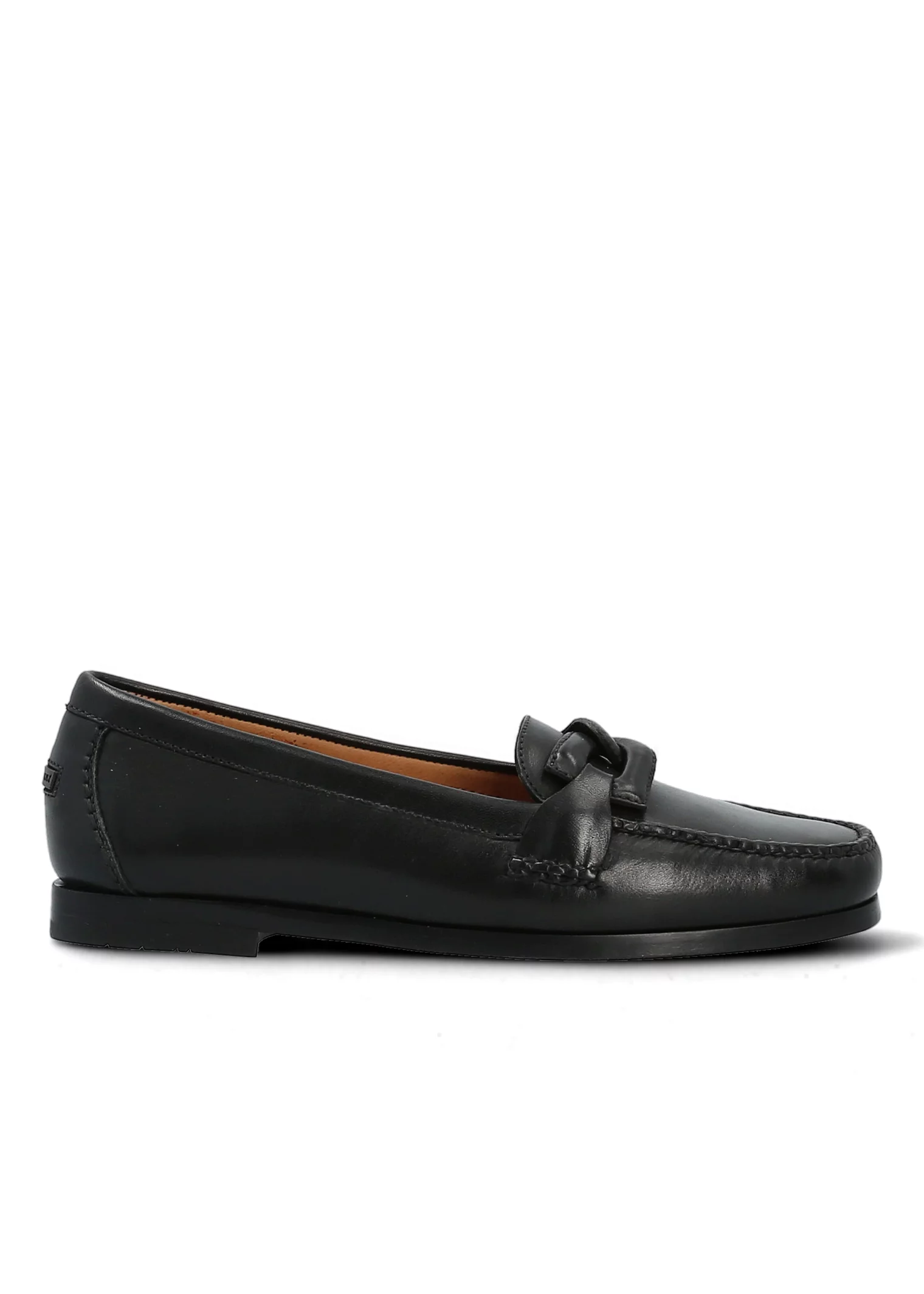 MOCASSIN D RING MOC CUIR NOIR