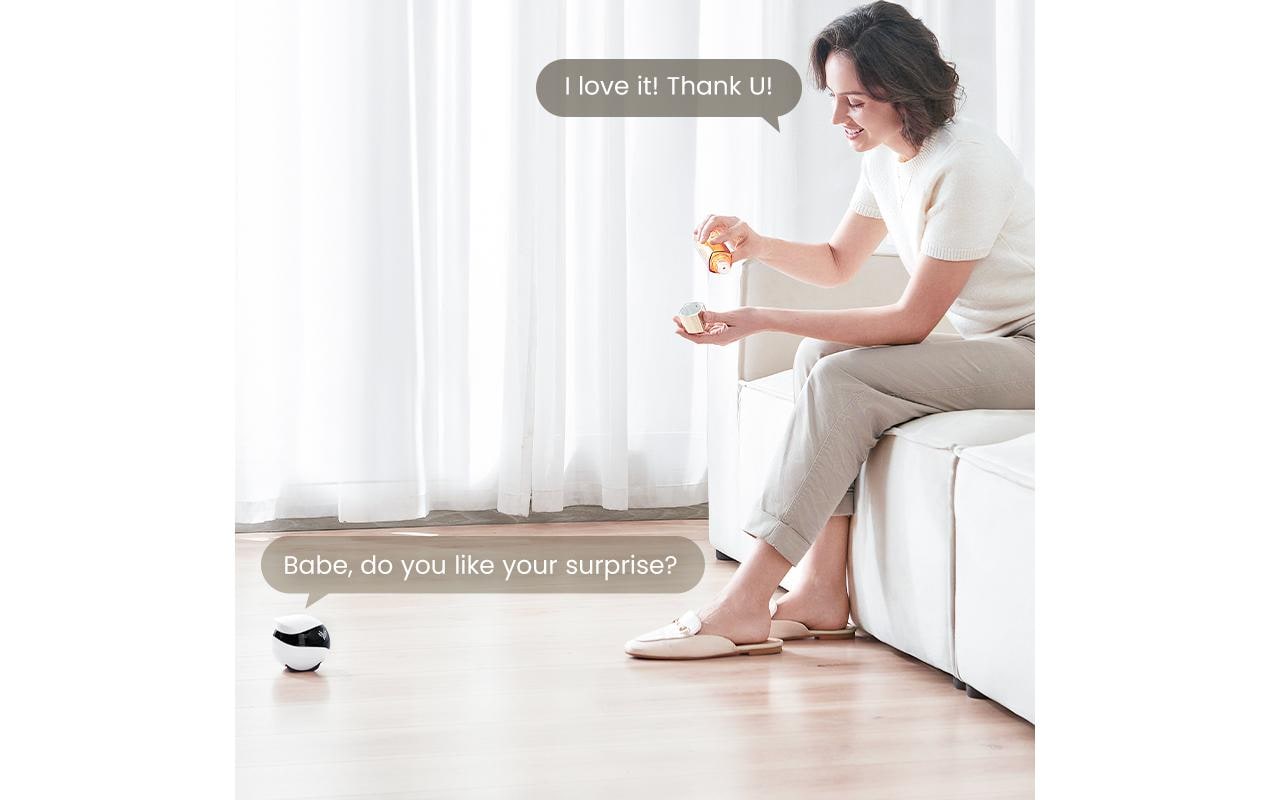 Ebo Air 2 2k Cam Blau<br>Mobile Überwachungskamera mit AI Smart Tracking Technologie und Nachtsicht