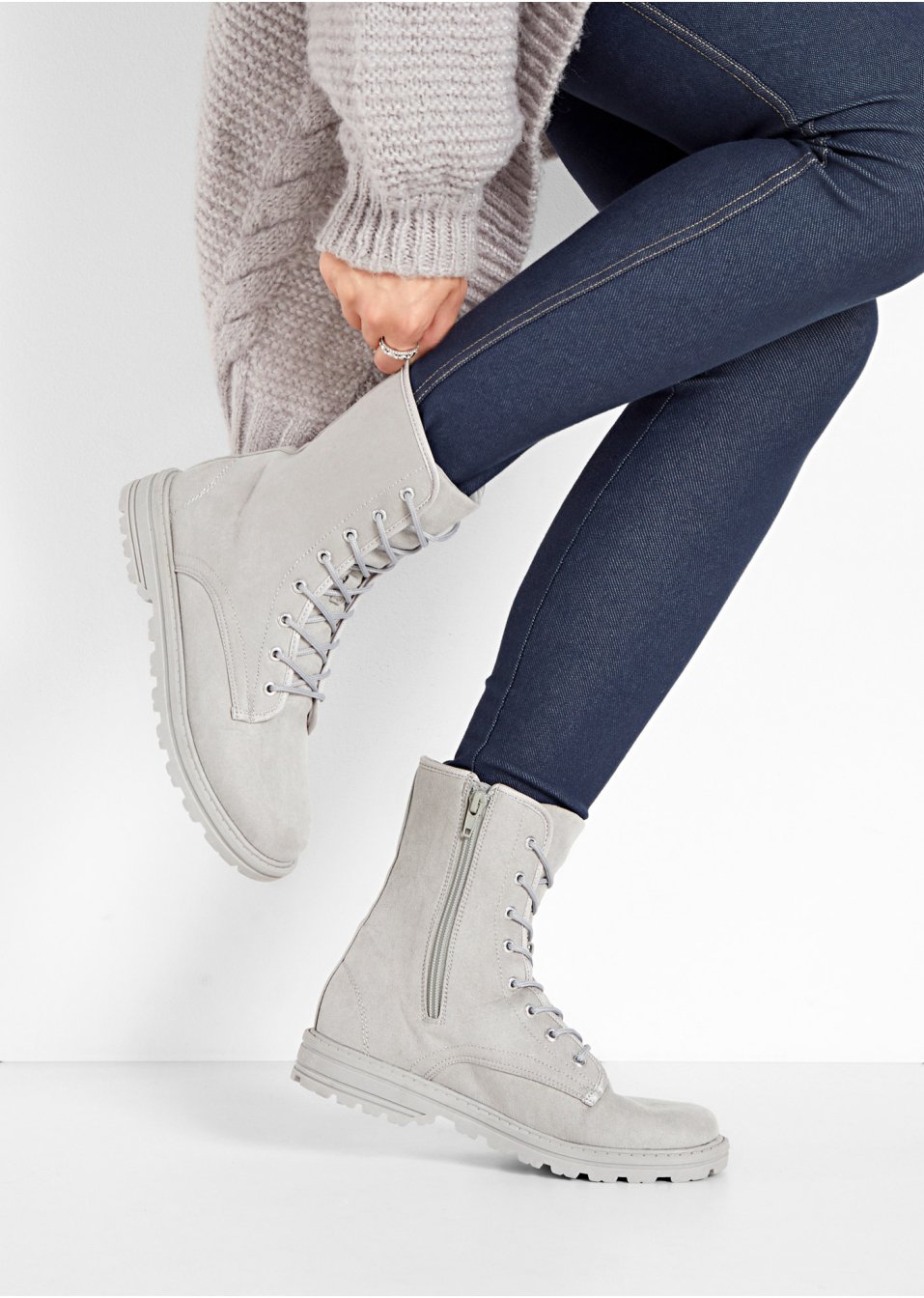Bottines à lacets