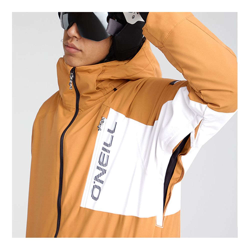 O'Neill JACKSAW - Veste ski Homme rich caramel colour block
