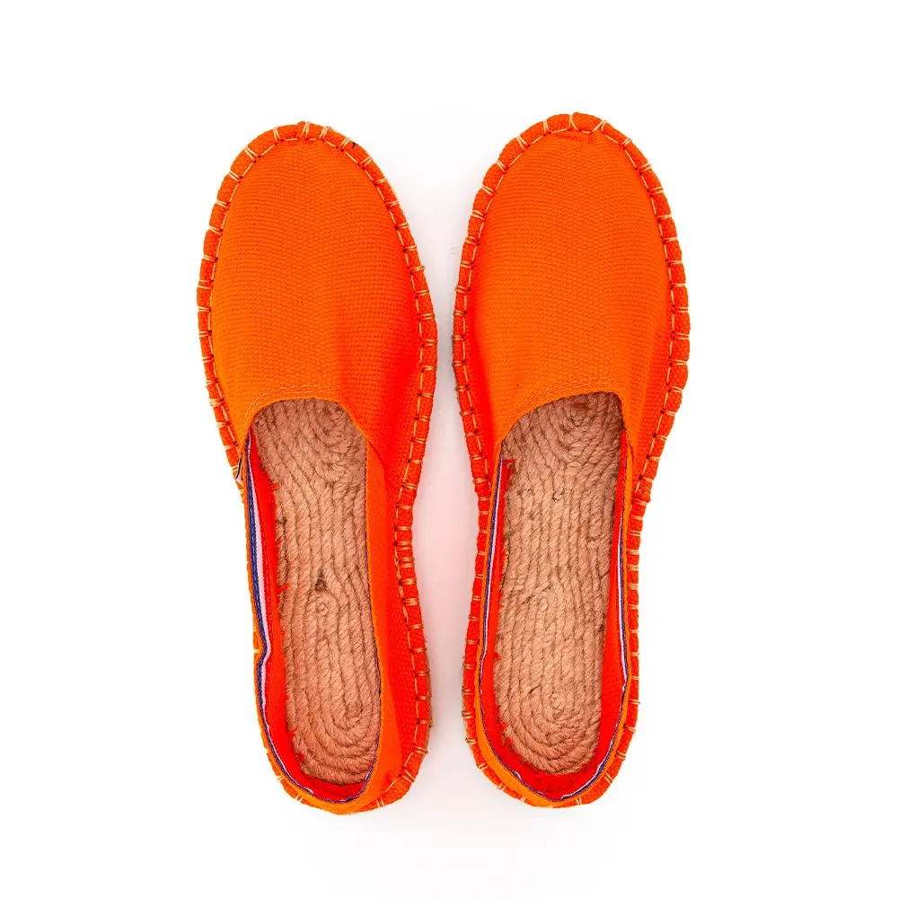 Espadrille Orange Fluo