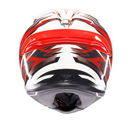 Casque AGV K-6 S - REEVAL - Blanc / Rouge